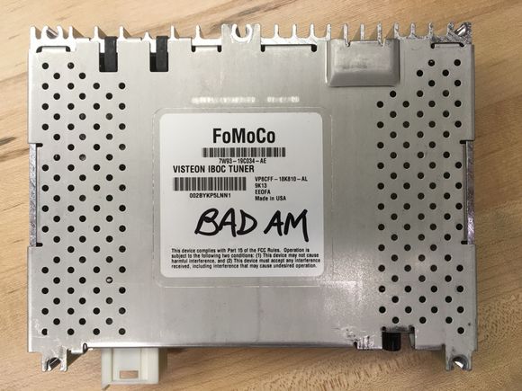 IBOC module from 2010 XKR with bad AM function
