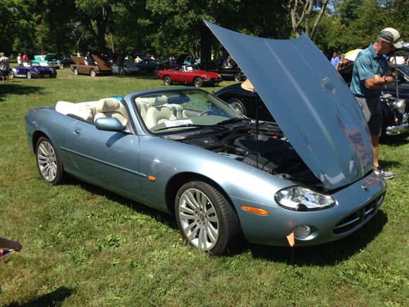 A local cruise-in/car show shortly after getting the car to Ohio.