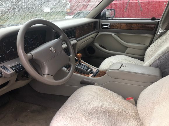 Seats are near perfect under the sheepskin