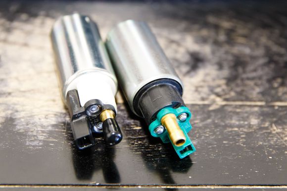 The one on the right was my original pump and the one one the left is the new one.