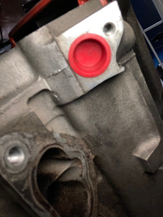 D/S AJ26 cylinder head camshaft position sensor provision. 