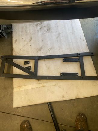 This was (poorly) mounted under (or I guess across?h the IRS. I’ll mount it back but my problem- can I drive safely without it installed? in the past the forward mounting threads were destroyed. I could weld weldon nuts in my garage but I have access to a lift 20 minutes away making this job way easier.