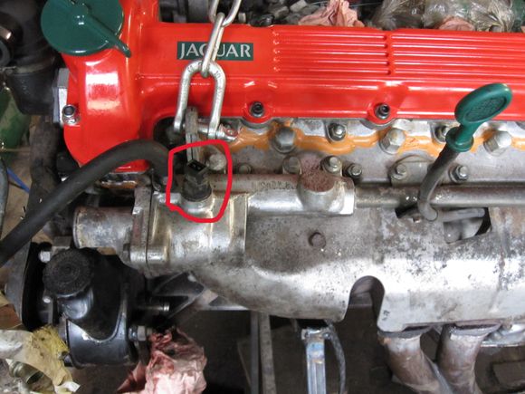 ECU temp sensor B bank front