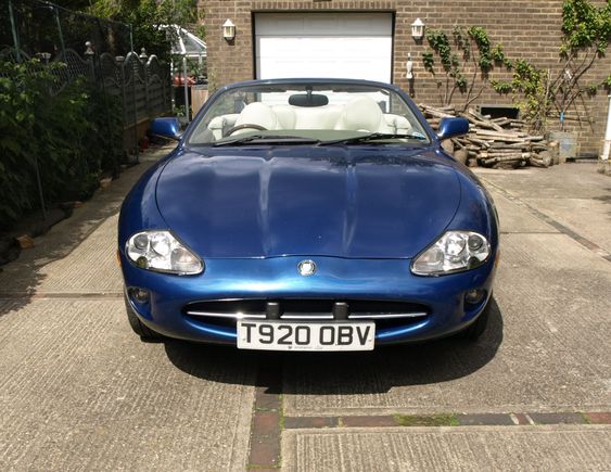 Full Frontal of my XK8 a stunningly Beautiful Machine!