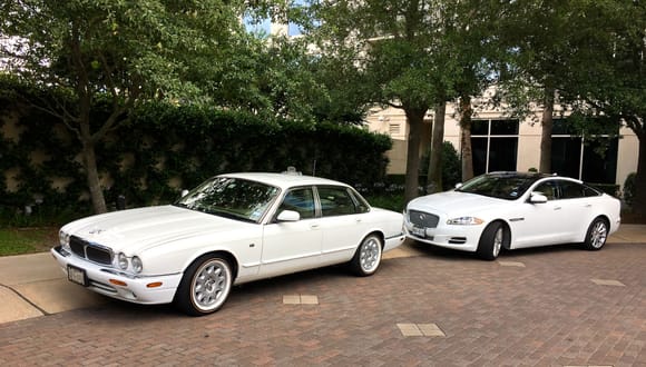Another comparison photo of the classic and modern. You be the judge. I vote for the classic look.