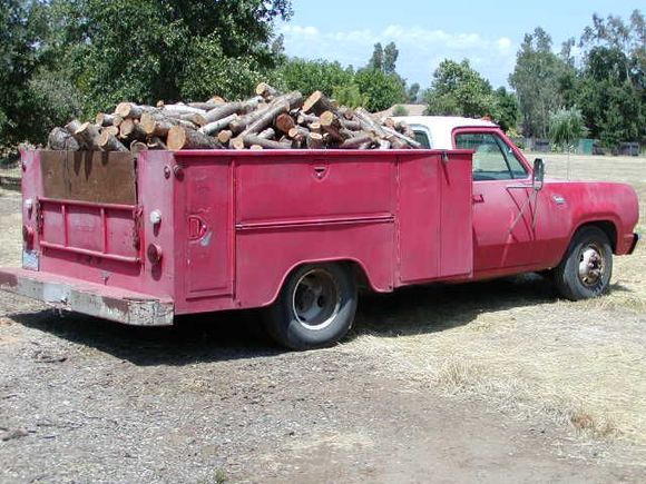 Rated at 1 ton, I've had at Least 2 tons of river cobbles on this truck more than once and it had to climb out of a river bed with those loads. It was sitting well on the overload springs. I put it down in Granny Low at little more than a fast idle (maybe 2500 rpm) and it simply crawled up the river bank and out of the canyon. It was slow but it never faltered. This is One Tough Truck!