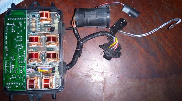 Inside of bulb failure module