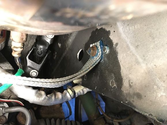 Chassis end - new strap
