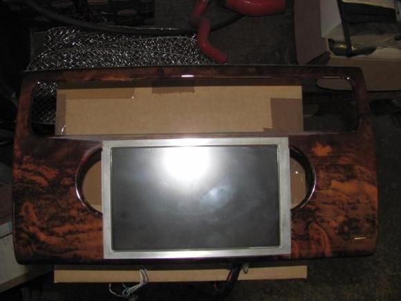 Fitting the touch screen