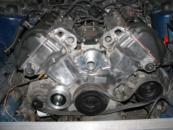 No water pump or Tstat
