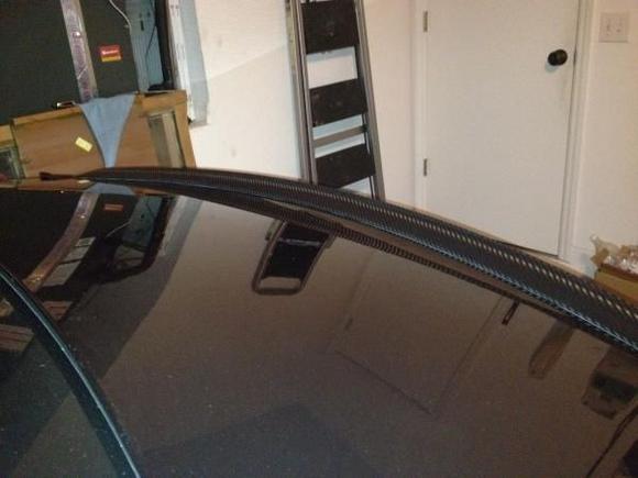 2- Spoiler carbon wrapped