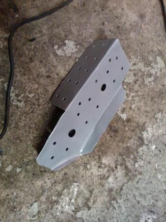 final chassis repair plate ready for fitting