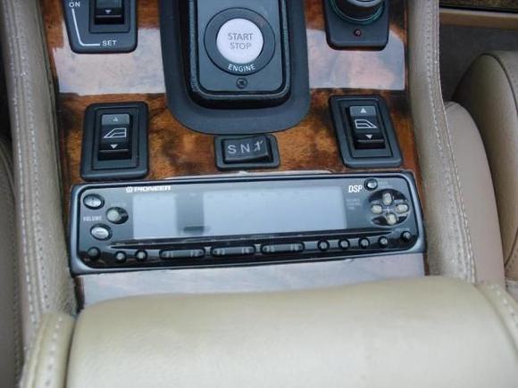 Engine start-stop button and the versatile digital sound processor