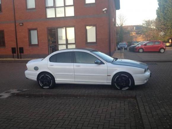 After the front bumper (now that was hard work) parked at the office