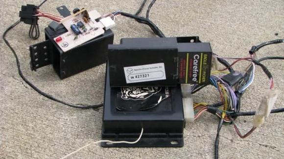 Motion detector, RF Receiver and Back-up Battery
