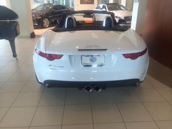 Rear View of 2014 F Type