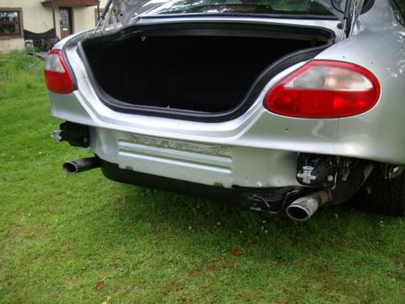 Back end prior to fitting bumper support beam.