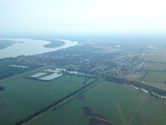 New Madrid, MO, US-along the Mississippi River.
Hot earthquake spot where the strongest earthquake occured in United States history.  Mississippi actually ran upstream during the earthquake.