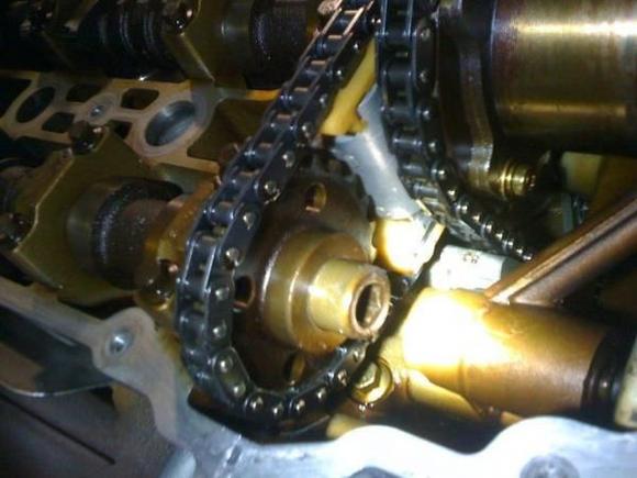New tensioners already in place