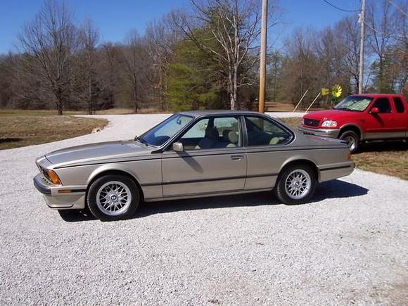 1988 BMW 635 CSI.  They only produced 1300 of these cars.  Great car for it's time period but BMW has come so much further now.