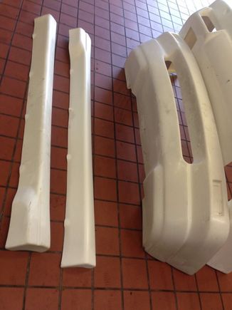 two side panels, front, back and foiler