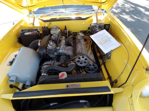 The motor is the best part of a Jensen Healey