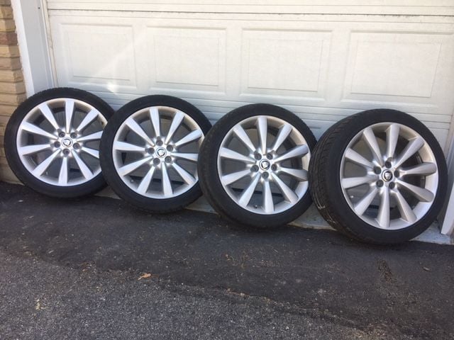 Wheels and Tires/Axles - Original 19" wheels and tires from my 2013 Jag XF AWD. Includes 4 summer and 4 winter - Used - 2013 Jaguar XF - Nepean, ON K2E 6V, Canada