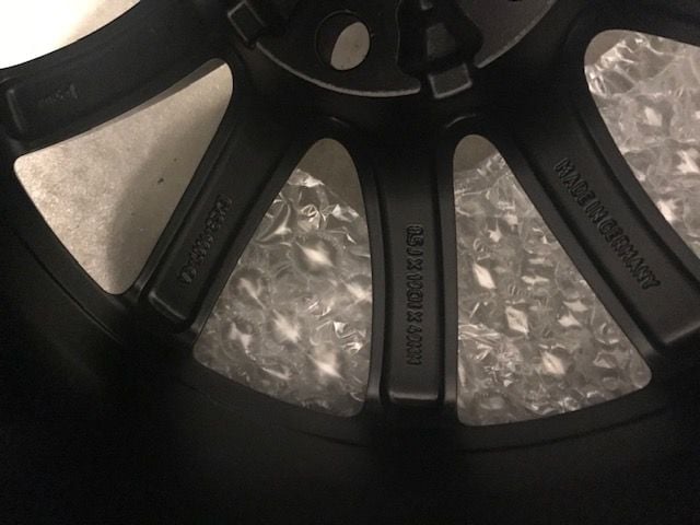 Wheels and Tires/Axles - set of 4 19" Propeller wheels - freshly painted gloss black - Used - 2014 to 2019 Jaguar F-Type - Renfrew, PA 16053, United States