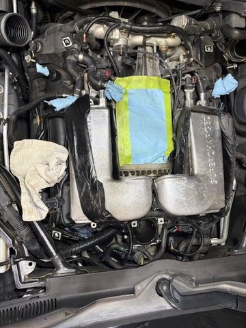 Coolant drained and most/all necessary hoses disconnected