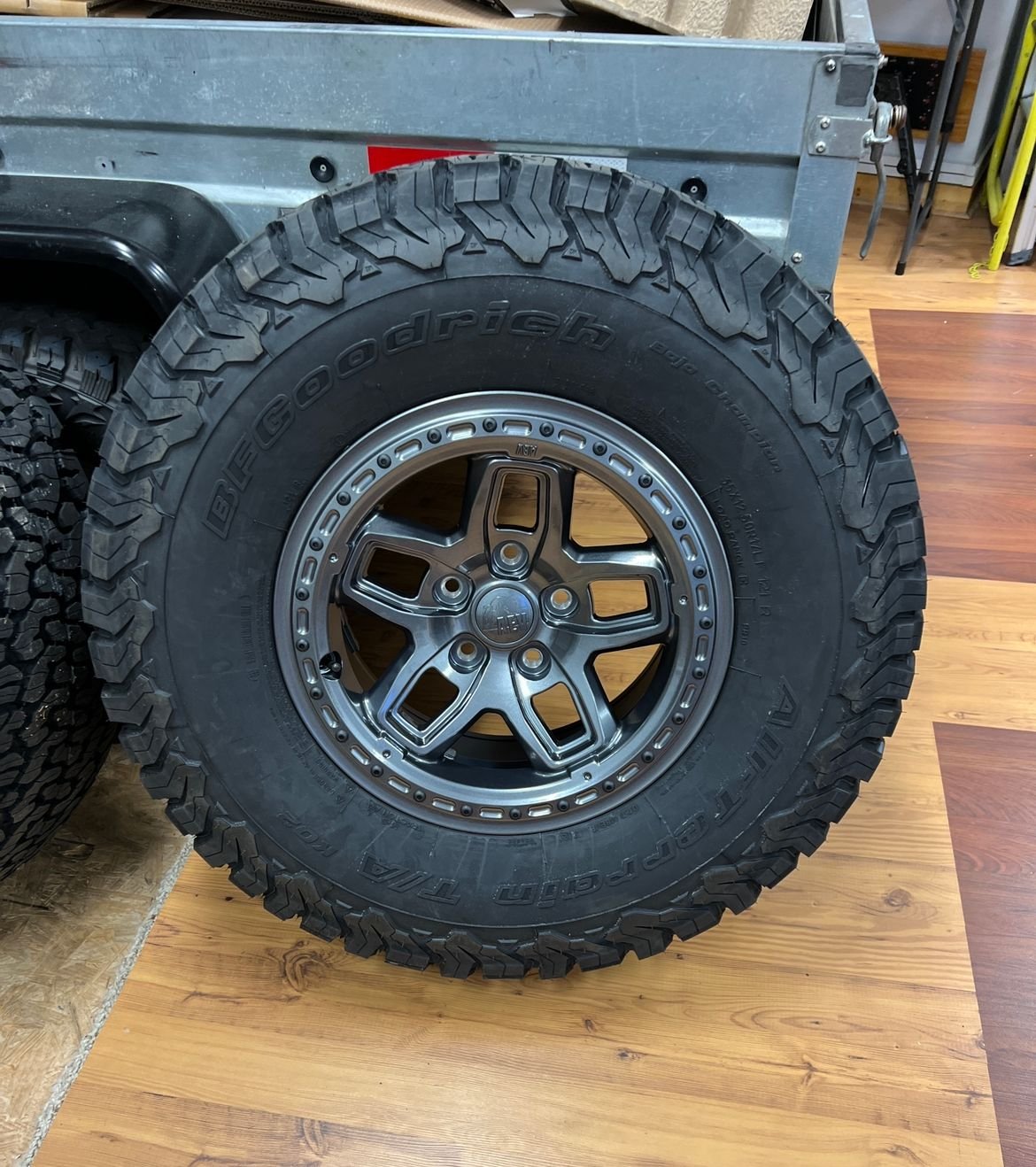 AEV Borah Wheels with 35” BFG KO2 Set of 5 300 miles