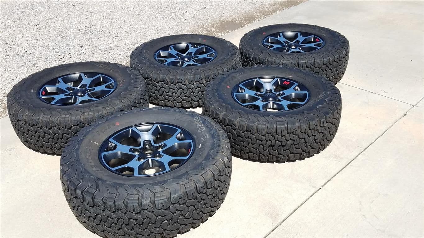 Wheels and Tires/Axles - 2019 Rubicon Wheels and Tires - Used - 2007 to 2019 Jeep Wrangler - Fallon, NV 89406, United States