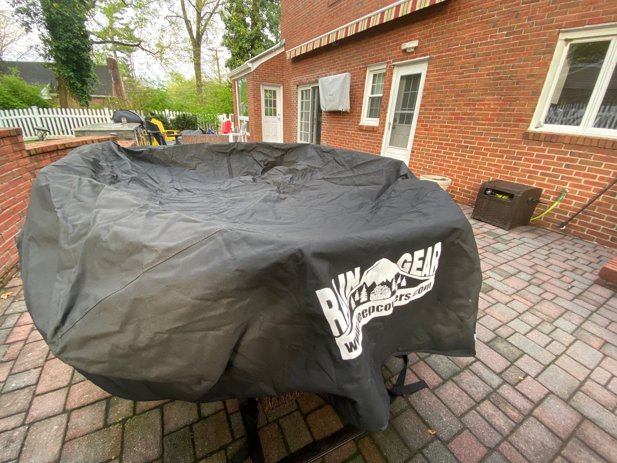 Rain Gear Trail Cover for 2 Door JK & Quadratec Round Mirrors The top