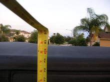 Roof height after Lift