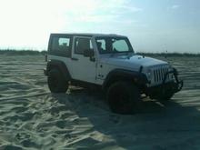 jeep on Carolina Beach