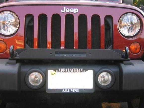 Jeep Winch Plate