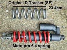 klx250SF d-tracker rear springs (Small)