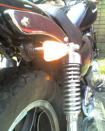This is the rear during the day.