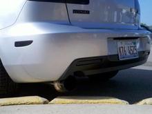 SRS 2.5 exhaust