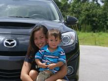 Me my son and my car