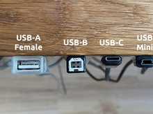 The different connection port types.