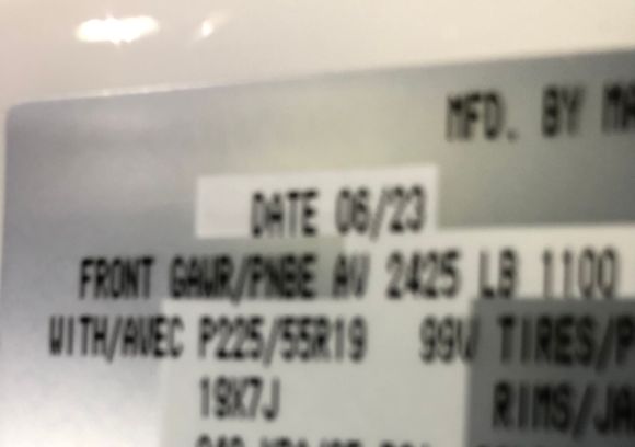 build date 2023 CX-5 premium - drivers door 