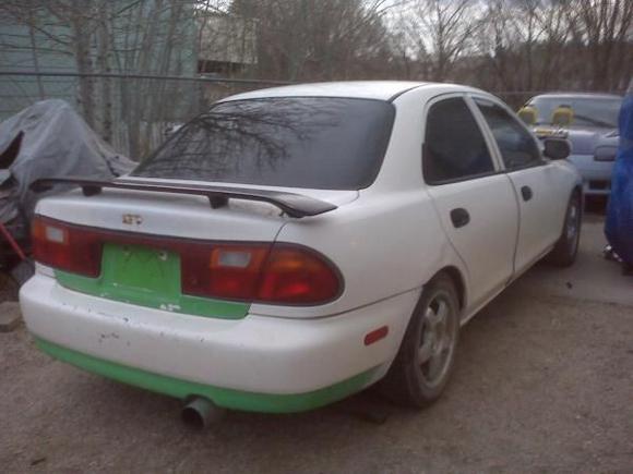 rear of course