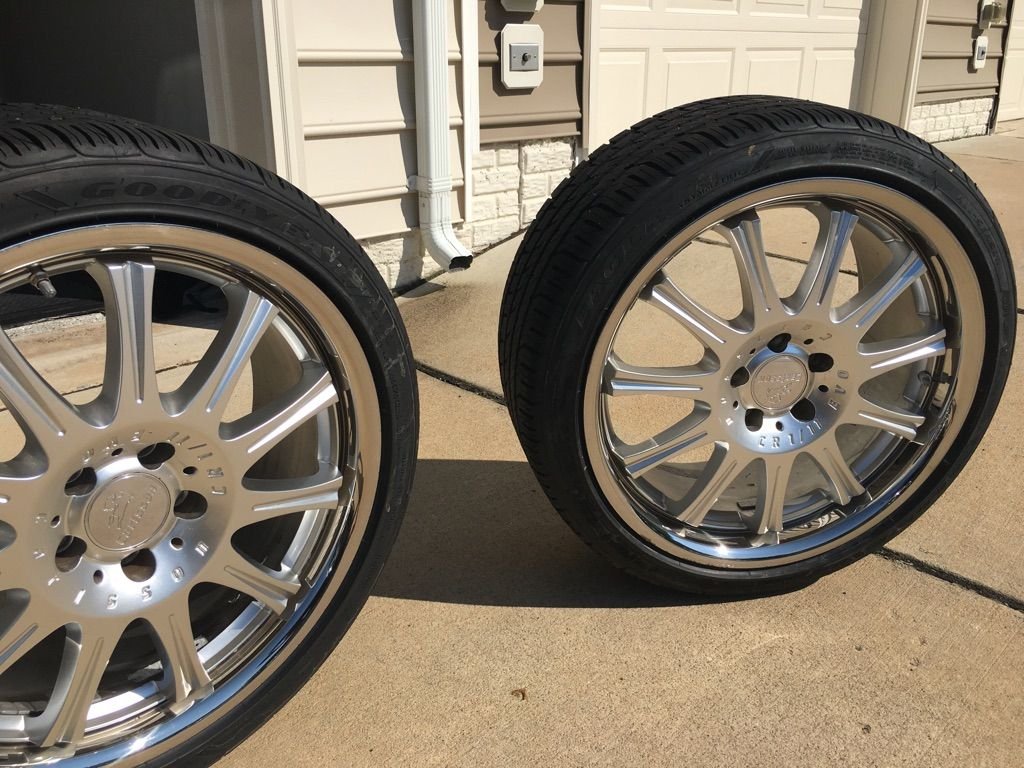 Set of 4 Original Carlsson 1/11 Evo Wheels - $1350 with TPMS - MBWorld ...