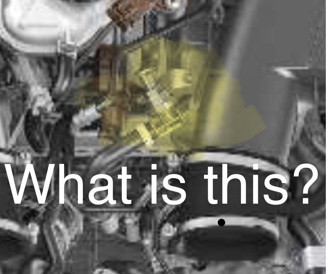 Unknown component on 2019 GLS 55 m278 engine