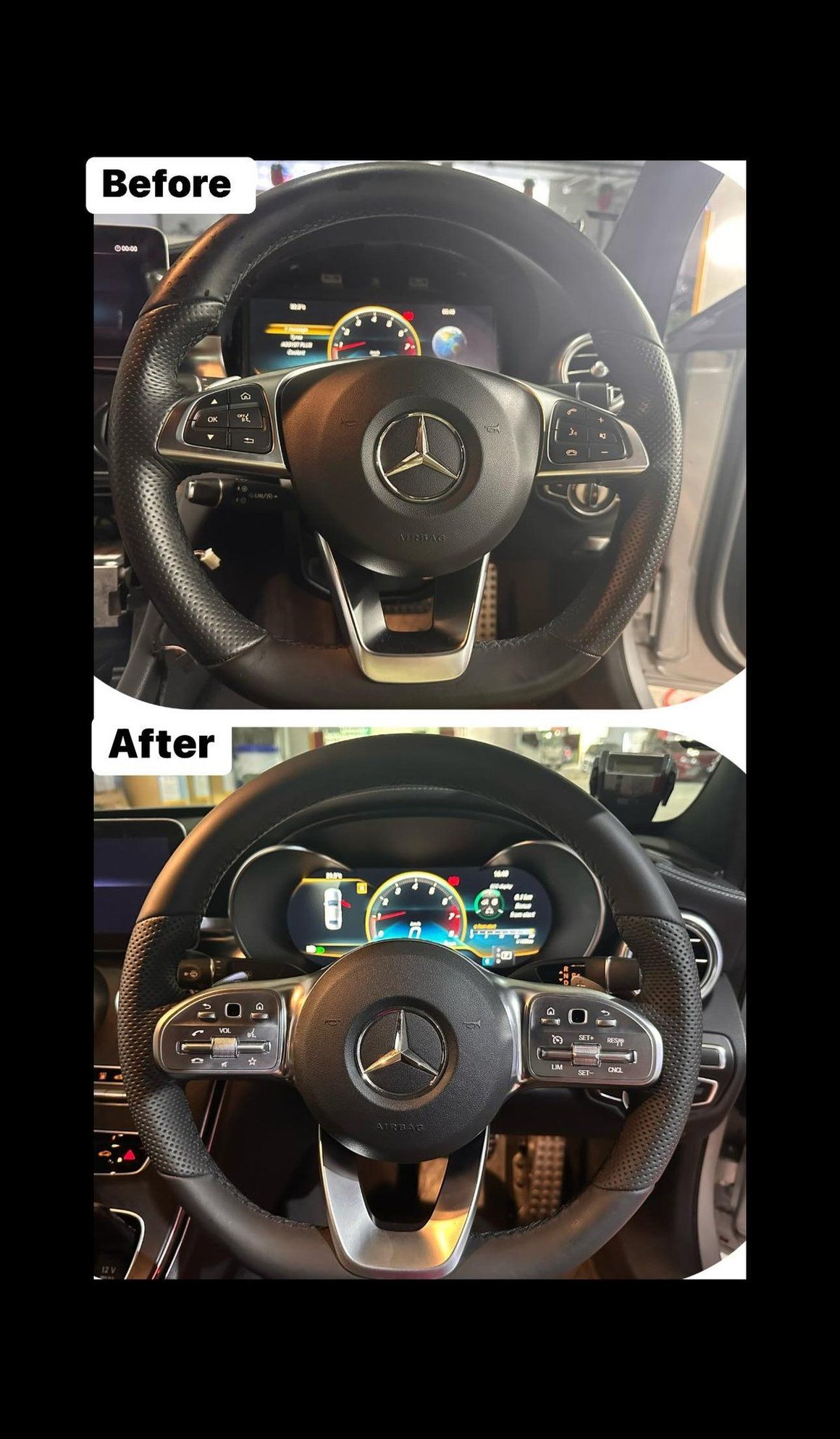 W205 2017 C350e NTG5.5 COMAND and Digital Instrument Cluster Retrofit