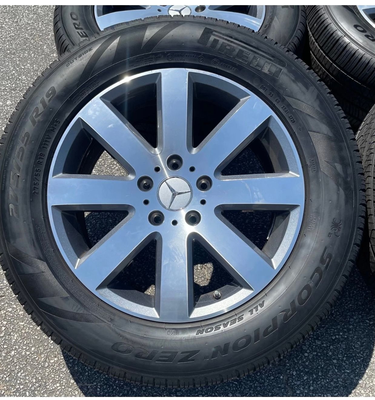 Wheels and Tires/Axles - OEM 19 inch wheels+tires set for G wagon - Used - 2019 to 2026 Mercedes-Benz G550 - Pasadena, CA 91107, United States