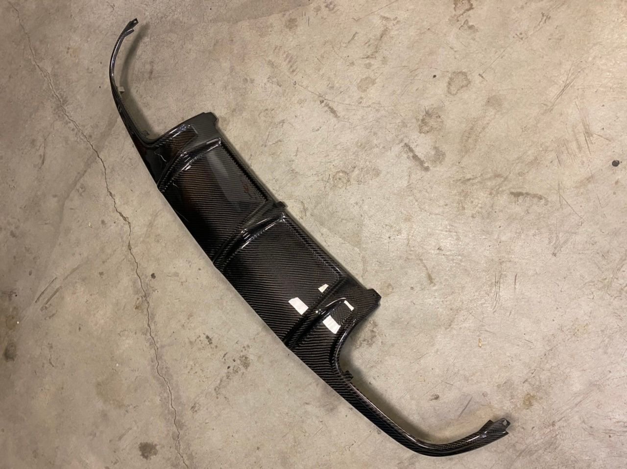 Exterior Body Parts - C63 W204 Carbon Fiber "small fin" diffuser - Used - 2009 to 2011 Mercedes-Benz C63 AMG - Napa, CA 94558-1119, United States