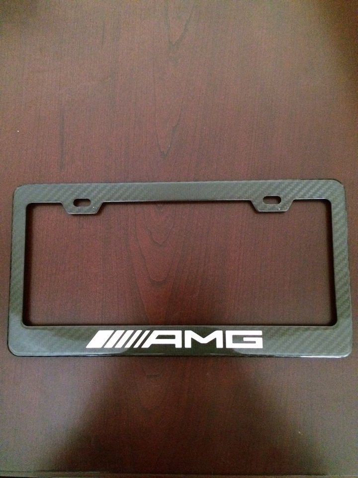 100 real carbon fiber AMG license plate frame Forums