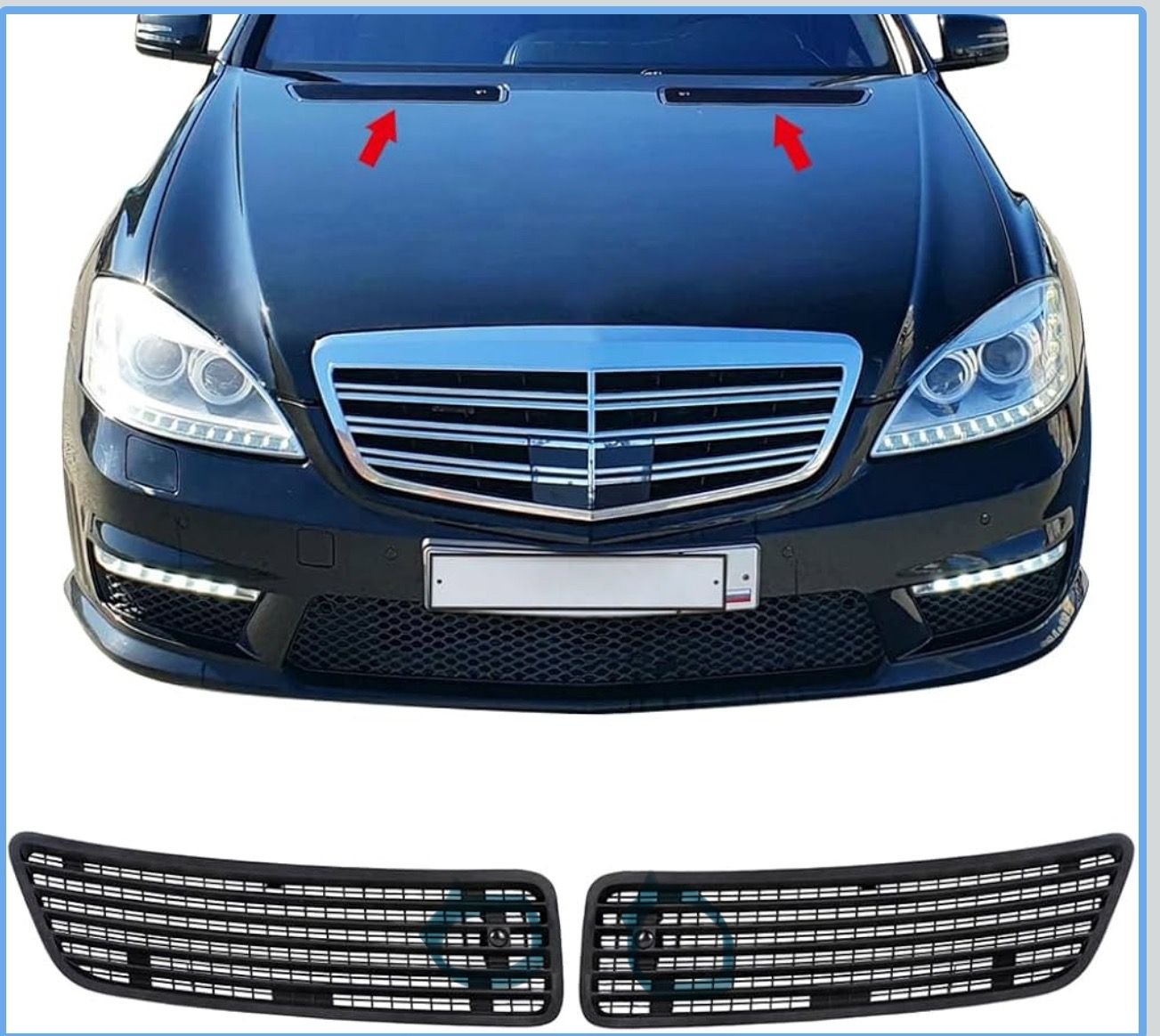 So I ordered part# Light Sensor 211-870-13-10 which goes on the left grille in the picture. What sensor goes on the right side grille? I looked on wis on star and nothing. 