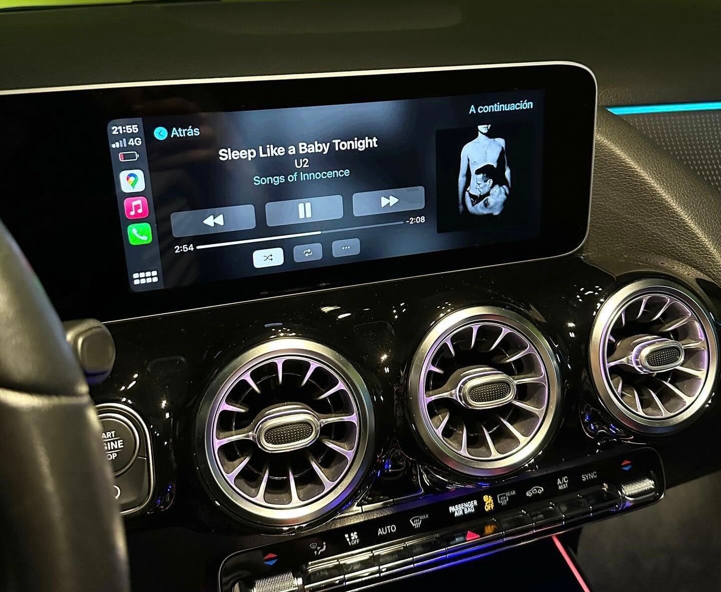 Apple Carplay pour Mercedes système NTG 6.0 MBUX